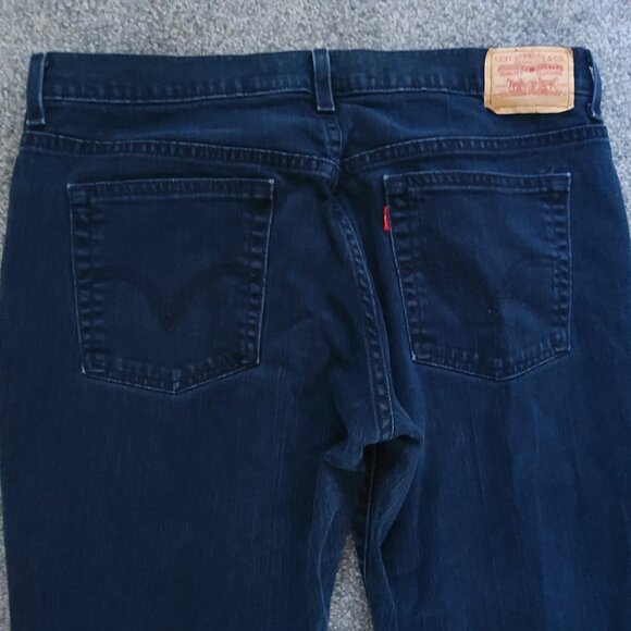 LEVI'S 515 NOUVEAU BOOTCUT DARK JEANS - Picture 2 of 5